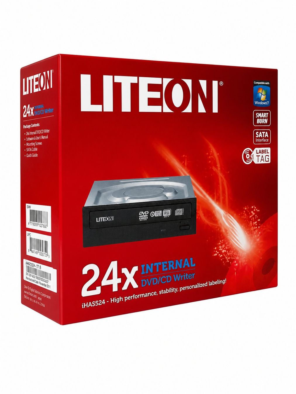 Aufnahmegeräte: LITEON 24x Internal DVD/CD Writer iHAS524 – Neu und originalverpackt aus Hendschiken von Hliout 1