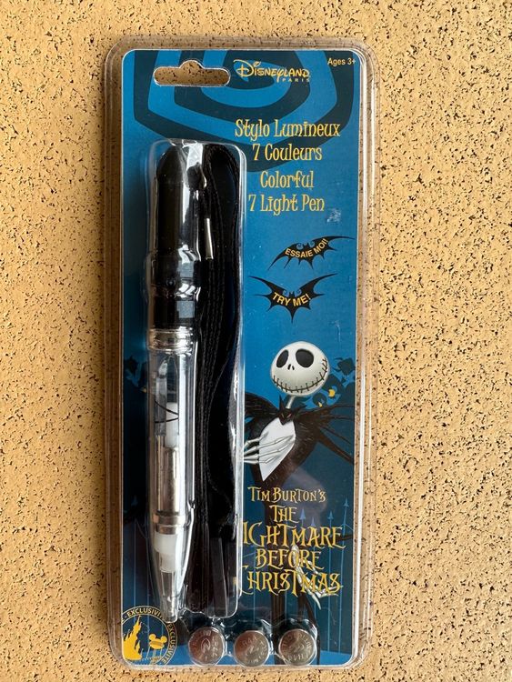 Stylo Lumineux Mission Space Avec Sa Boîte - Modèle Argenté, Occasion, Vendu En L'état