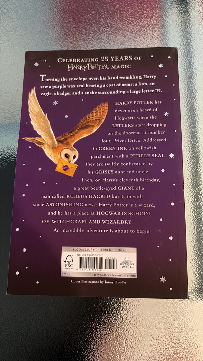 Bücher: Harry Potter Philosopher’s Stone 25 Years Englisch – Neu (gemäss Beschreibung) aus Weisslingen von lar_r9qr 1