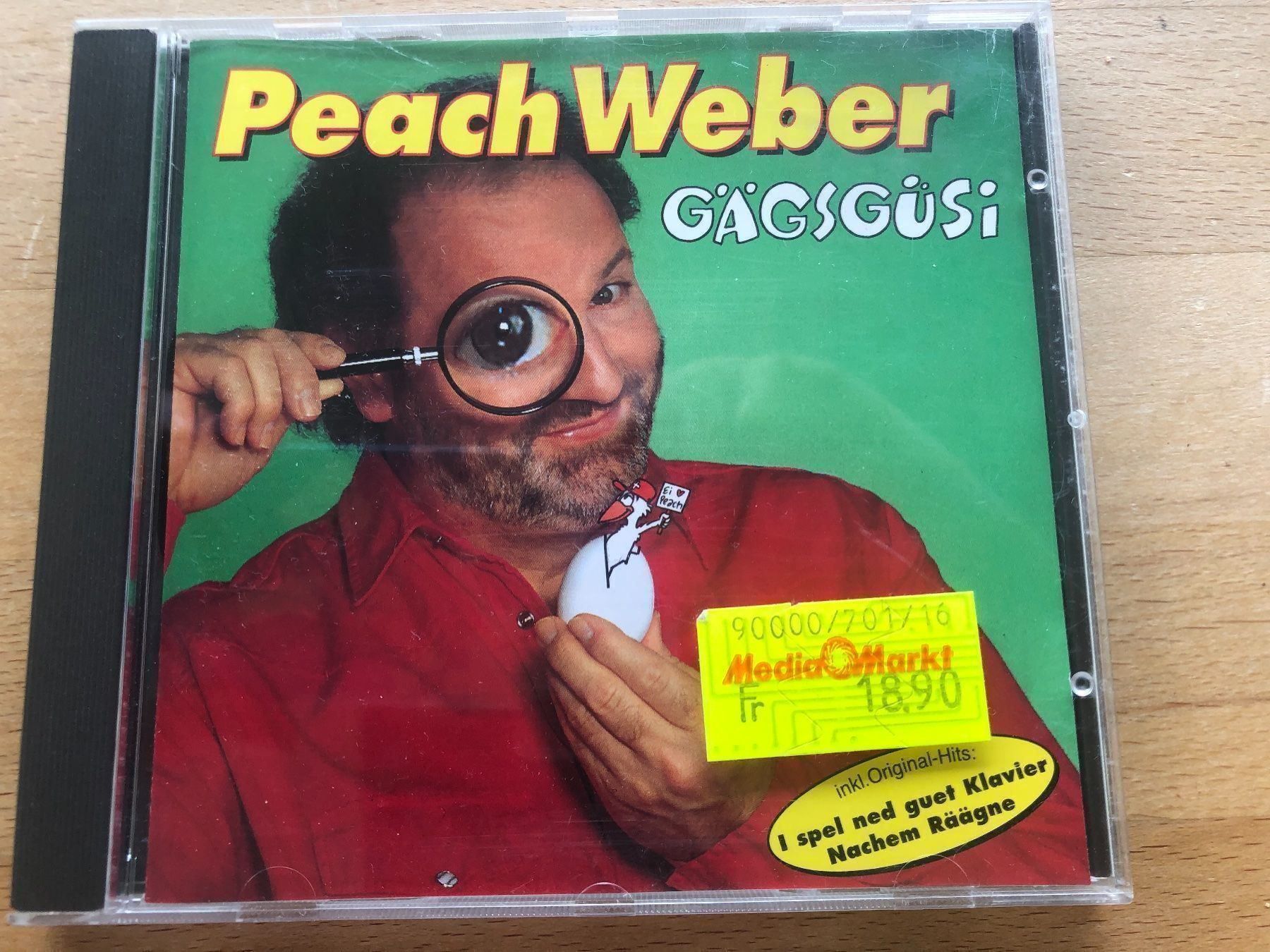 CD: CD Peach Weber Gägsgüsi – Usato da Erlinsbach venduto da Basi67