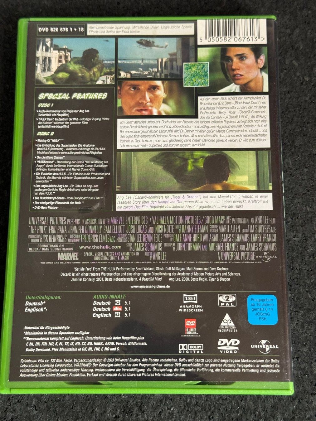 Tutti i DVDs: HULK - 2 Disc Special Edition DVD DE/EN – Usato da Fribourg venduto da tschjoly 1