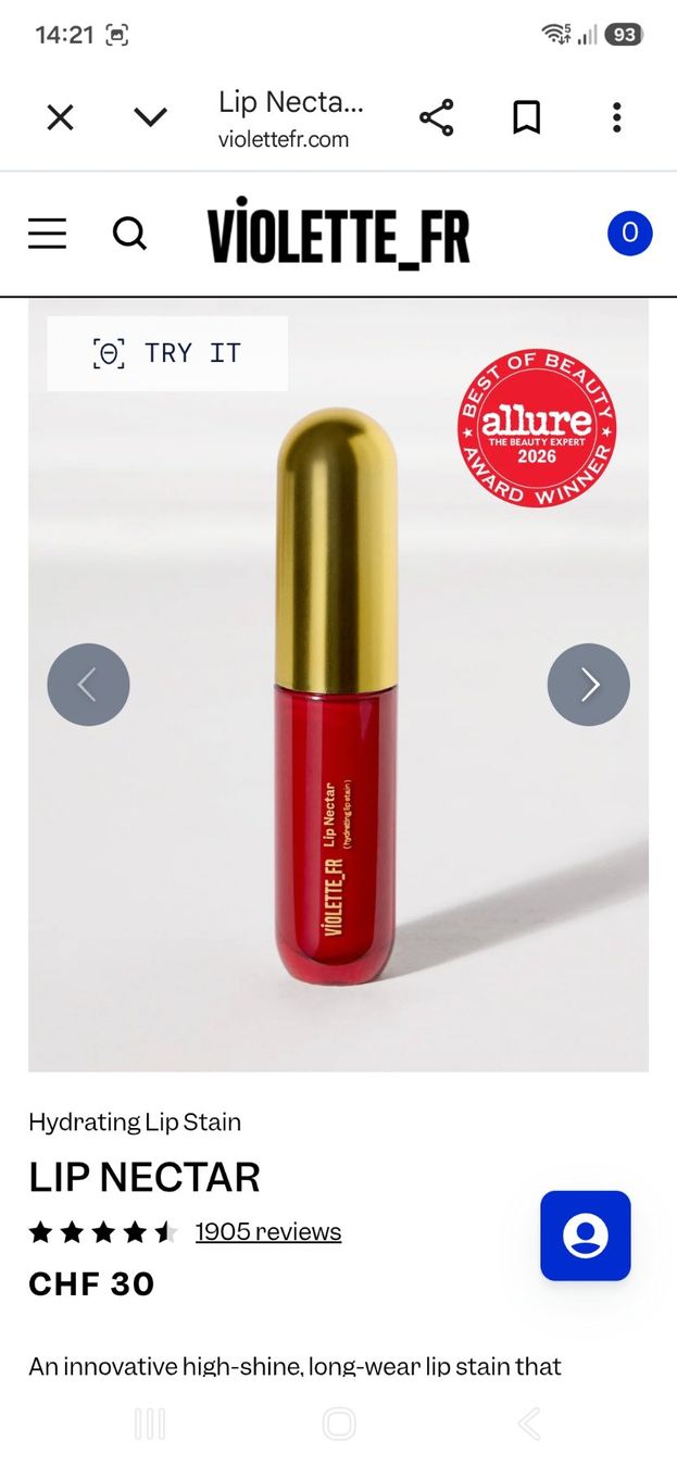 Make-up: Lip Nectar  von VİOLETTE_FR – Neu und originalverpackt aus Uerkheim von Pod23 1