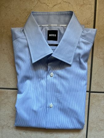 Hemd langarm BOSS Regular Fit Grösse M 15 3/4 - neu