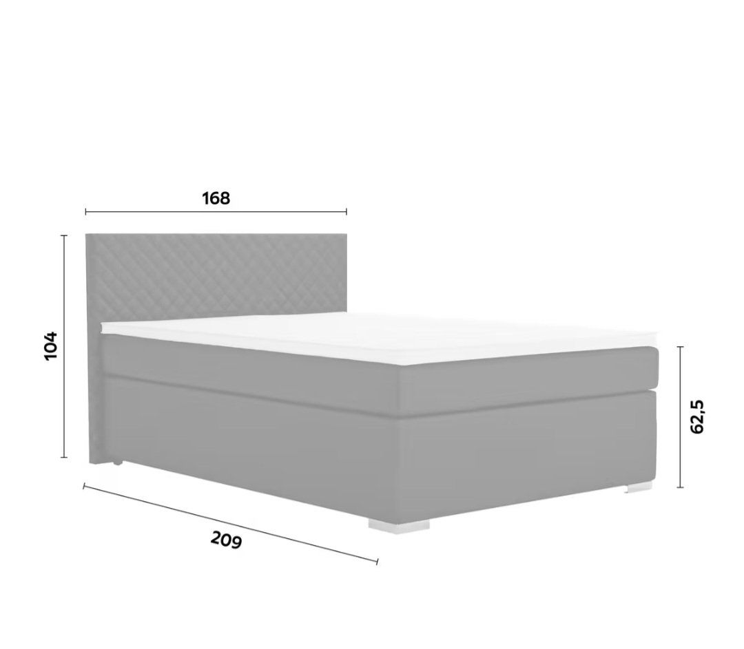 Mömax Letti: Boxspringbett 180x200 – Nuovo (secondo la descrizione) da Rubigen venduto da Ditta02 2
