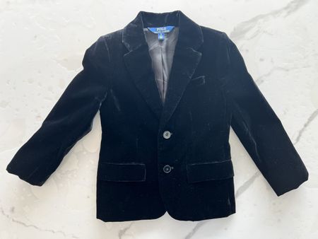 Veste Blazer en velours noire - Polo Ralph Lauren - Taille 6