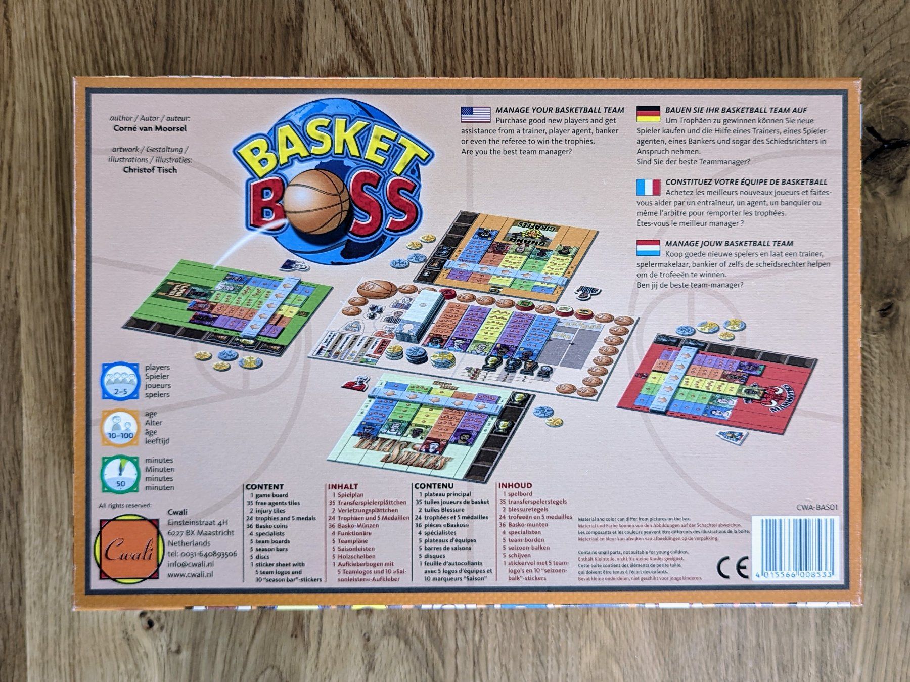 Giochi: BasketBoss - Cwali 2009 – Usato da Wettingen venduto da brownie14 1