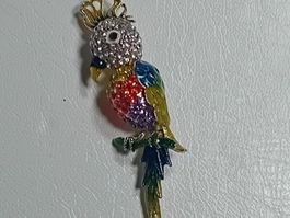 modeschmuck brosche,,,mit kristall