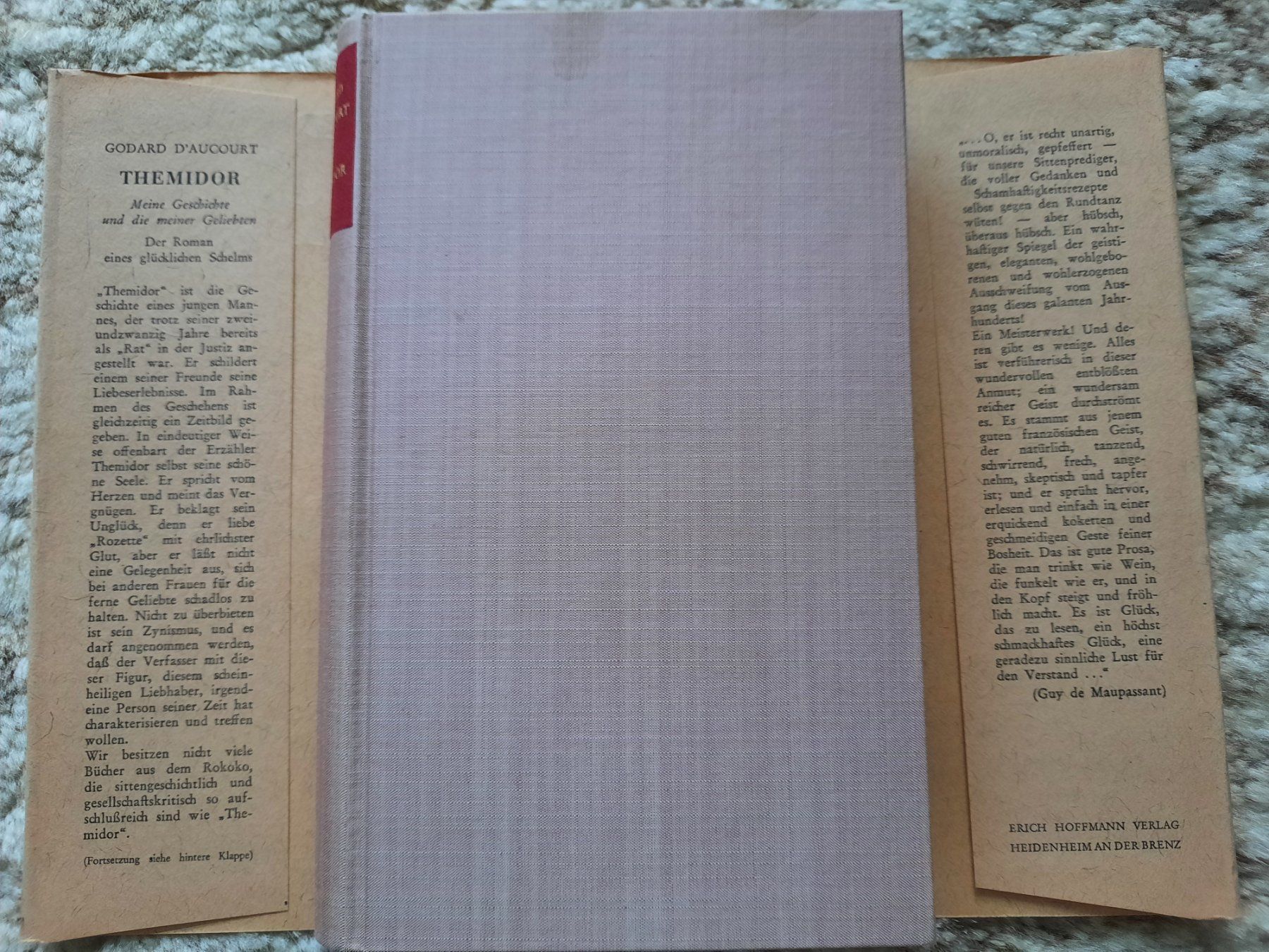 Libri: Godard D'aucourt; Roman – Usato da Niederteufen venduto da Buecherwurm_70 1
