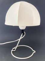 Vintage OA2 Tischlampe Lampe Stoffschirm Weiss Swiss 70s 80s