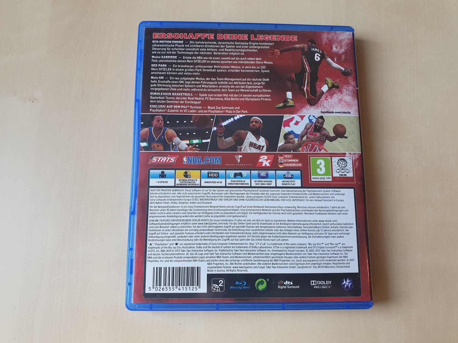 Sony Giochi: NBA 2K14 – Usato da Stansstad venduto da collectorsshop 1