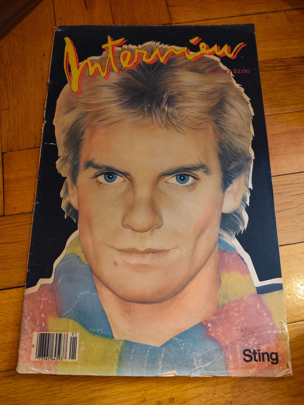 Zeitschriften & Magazine: Andy warhol interview Sting 1983 – Gebraucht aus Montreux von LeVintage33