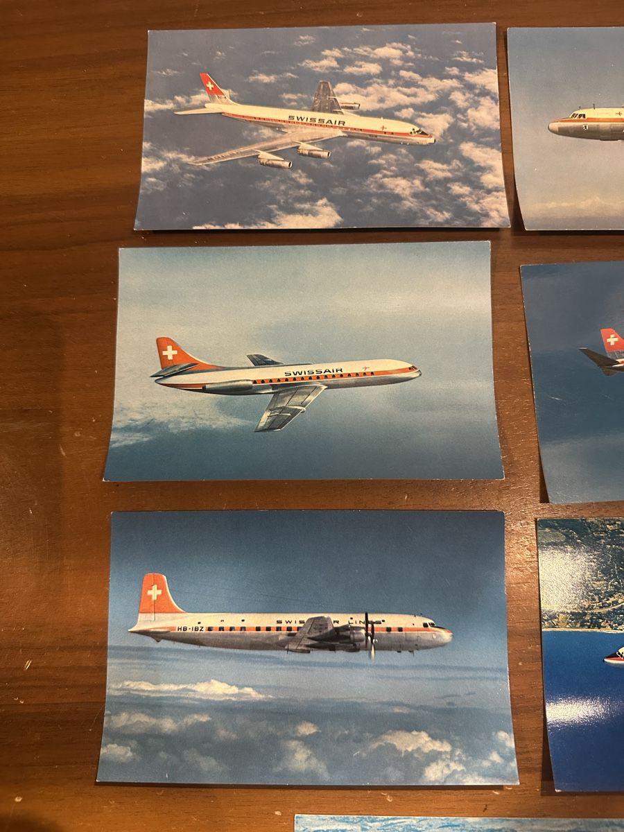 Cartoline postali: Swissair Postkarten  – Usato da Villmergen venduto da Bezdupe 2