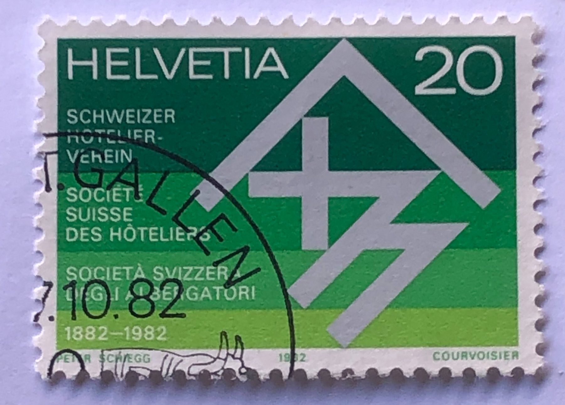 Alle Briefmarken: CH Briefmarken GESTEMPELT St.Gallen – Gebraucht aus Aarau von Billa007