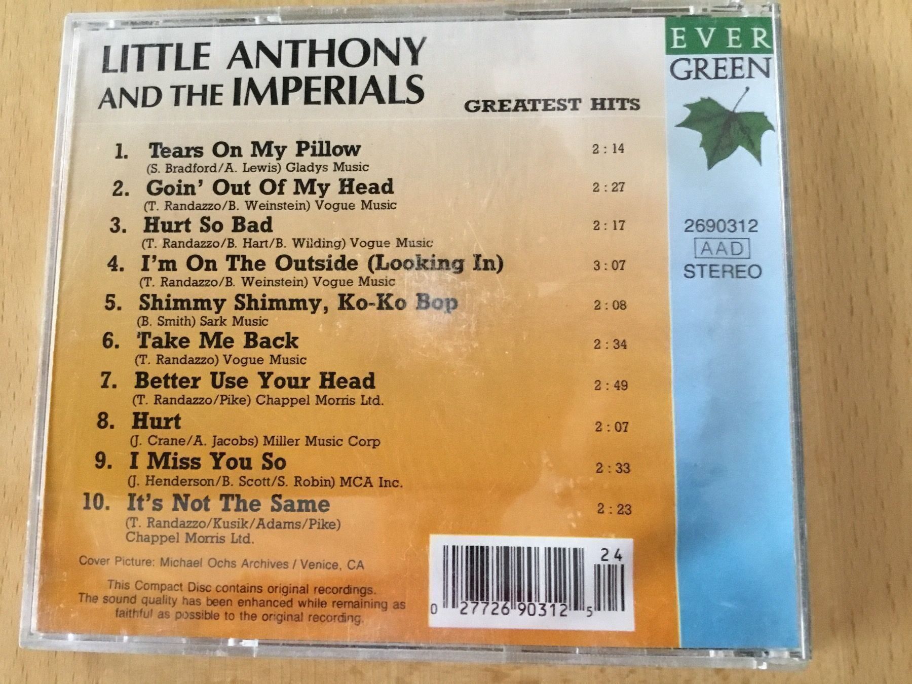 CD: Little Anthony and the Imperials – Usato da Rüti ZH venduto da alumedien 1