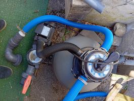 Gebrauchte Sandfilteranlage für Pool - Top Zustand!