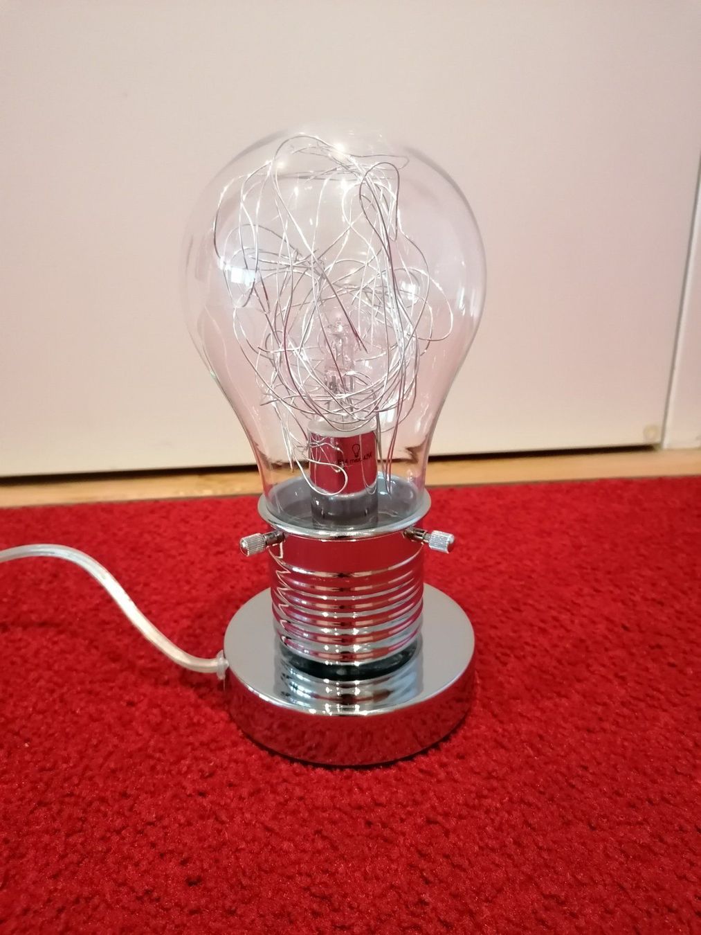 Lampen: Deko Tischlampe Edelstahl Optik – Gebraucht aus Muri AG von goodmood17 5