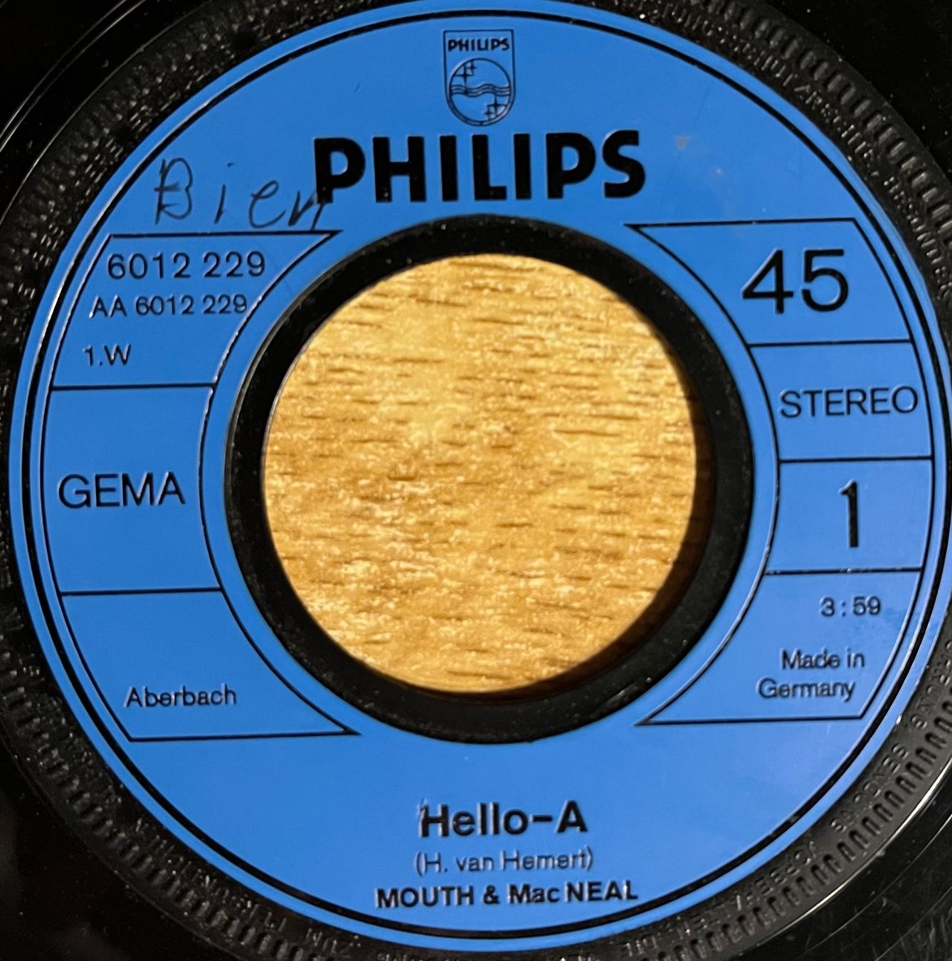 Dischi in vinile: MOUTH & MACNEAL - HELLO-A – Usato da Bussigny venduto da vinyl-pas-cher 2