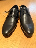 TOPMAN Herren Schnürschuh Leder Grösse 42 schwarz Neu