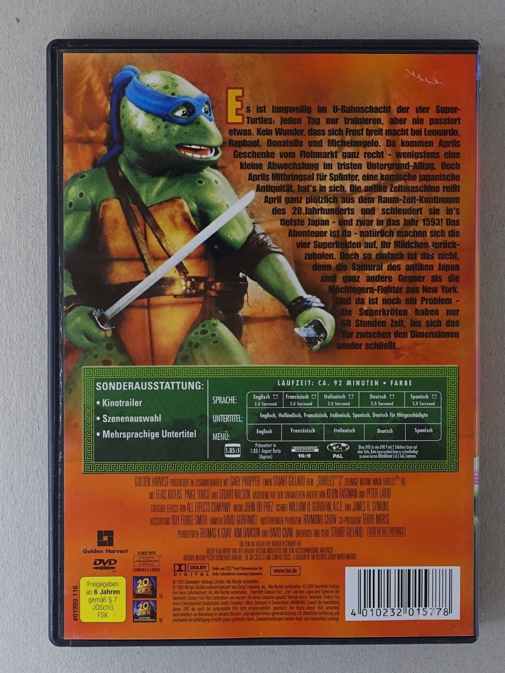 Alle DVDs: Turtles 3 - Ninja Turtles - Vergriffen – Gebraucht aus Sessa von fraenklishop 1