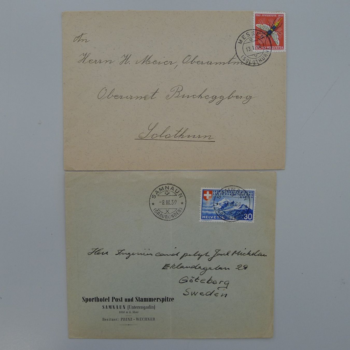 Tous les timbres: 1913-1958, 20 saubere Briefe mit schönen Stempeln, günstig ! – D'occasion à Sursee par Luzernerraute 8