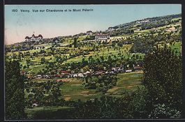 Vevey, Vue sur Chardonne et le Mont Pél