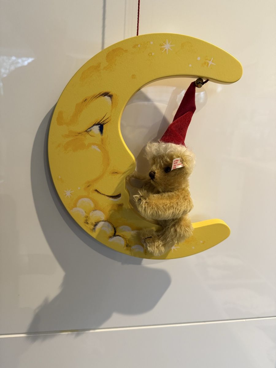 Raccolte di bollini & punti: Steiff Teddybär mit Holzmond – Nuovo e nell'imballaggio originale da Mumpf venduto da A_B_E 4