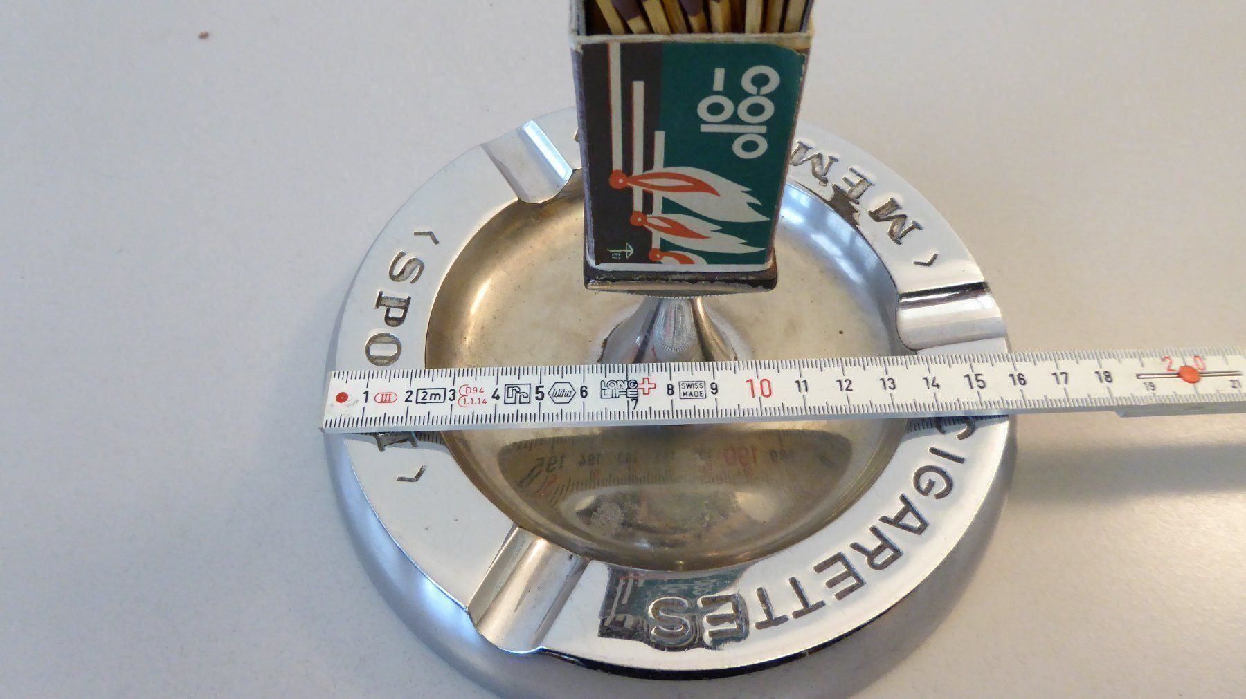 Portacenere: ASCHENBECHER DER FIRMA MEMPHIS CIGARETT. – Usato da Blauen venduto da Sanhein 4