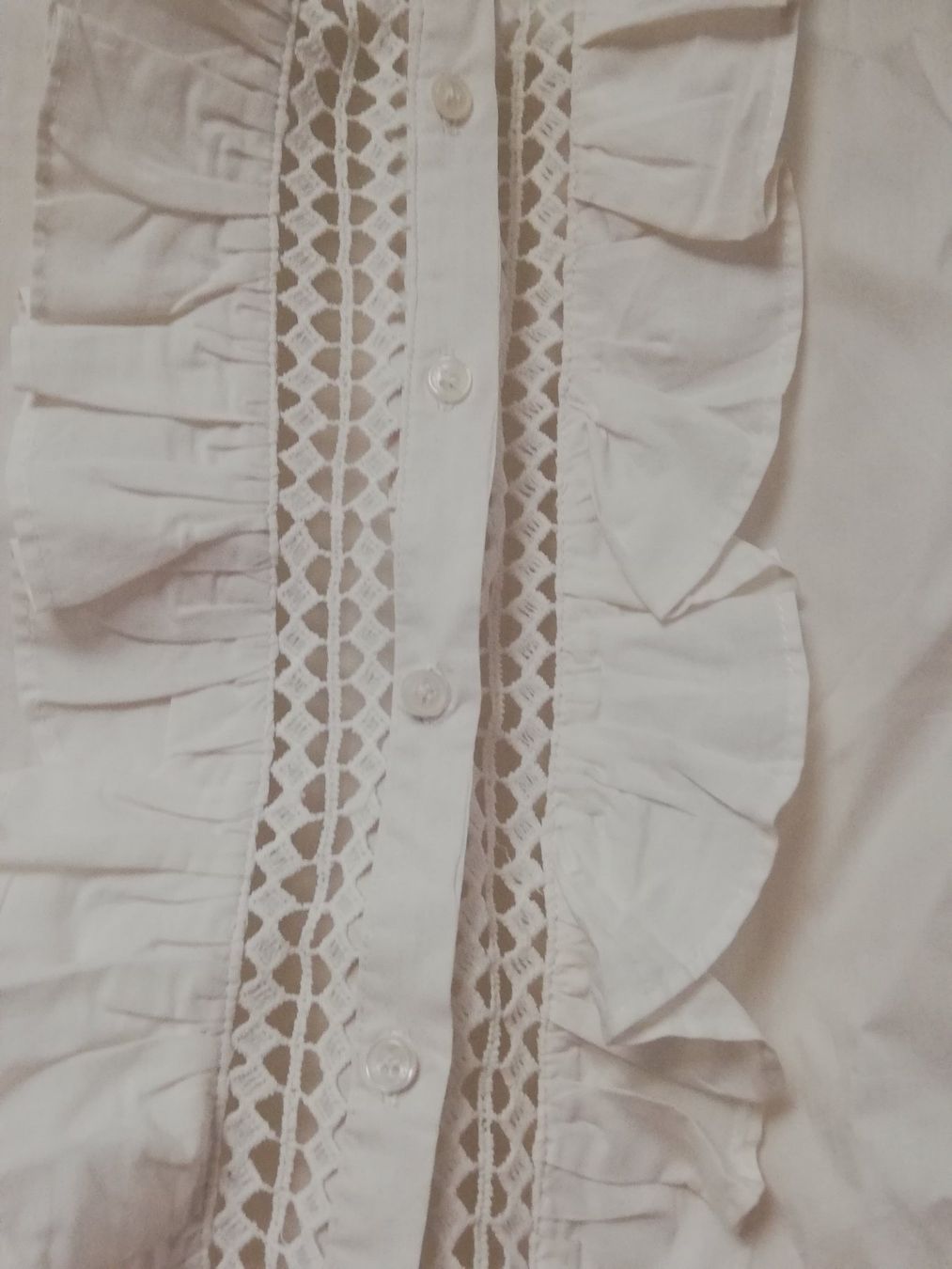 Blusen: Camicia bianca Silvian Heach, maniche 3/4 - Nuova! – Gebraucht aus Wettswil am Albis von lin_8h9t 3