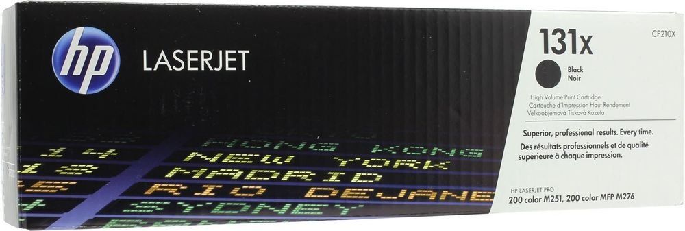 Hewlett Packard Cartucce per stampanti & toner: Neue Patrone HP 131x Schwarz – Nuovo e nell'imballaggio originale da Zürich venduto da bglaettli 1