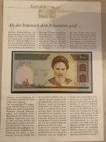 Kuriositäten auf Banknoten  Iran