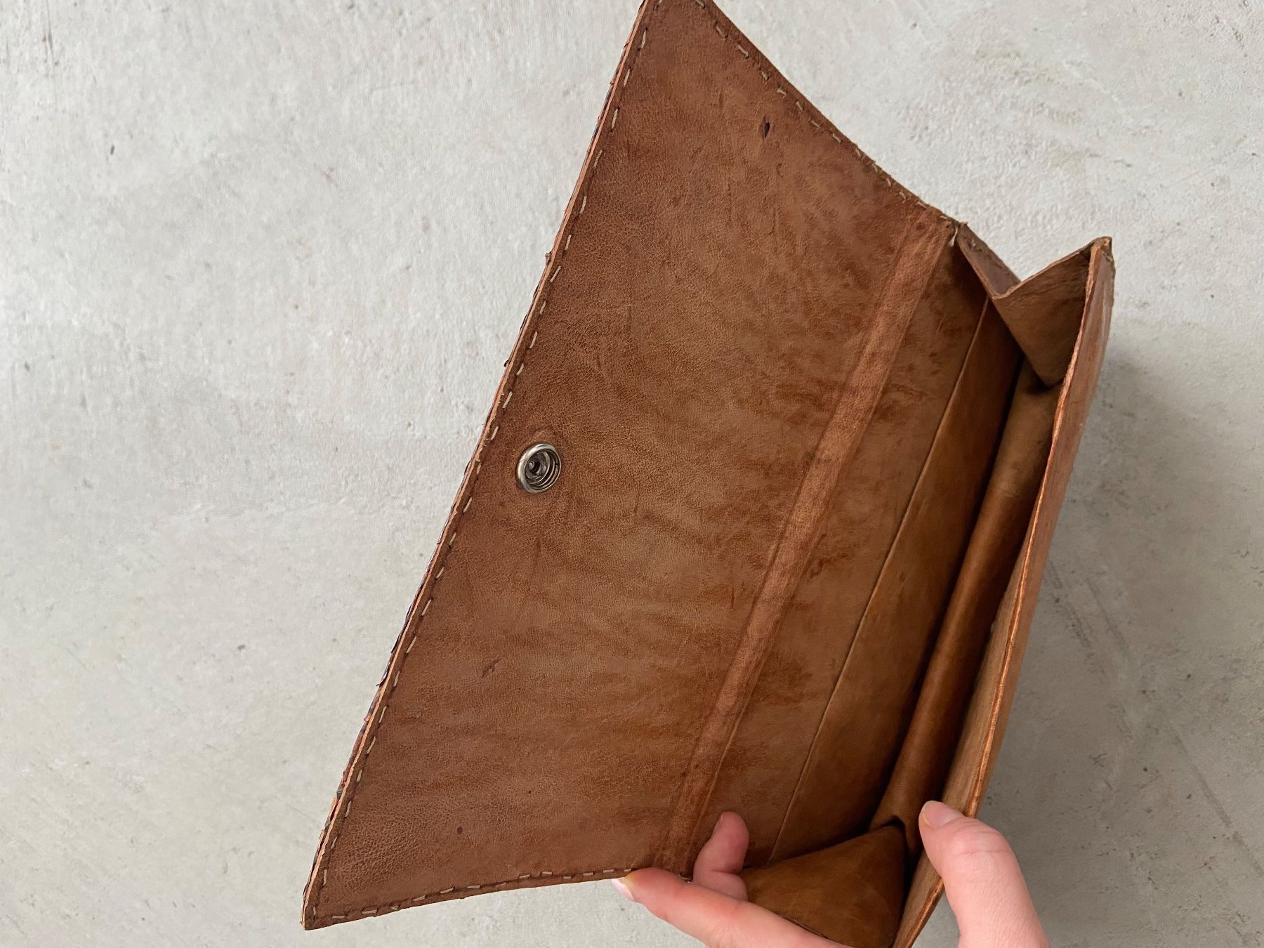 Taschen: 80s Vintage Clutch aus Echtleder – Gebraucht aus Zürich von enjoyxvintage 2