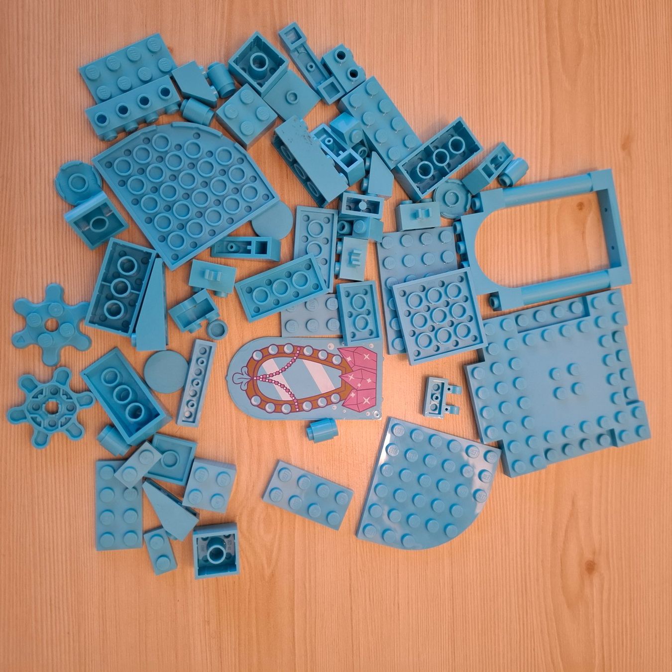 Lego Kit di costruzioni: LEGO Bausteine türkis gemischt 85 g – Usato da Winterthur venduto da gmarco232