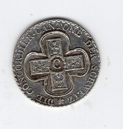 Tutti le monete: (1689) Solothurn, 5 Batz, 1826, vz – Usato da Rüthi (Rheintal) venduto da erdnuessli1 1