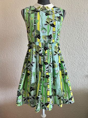 Ärmellose Sommerkleid Abendkleid Freizeitkeid Gr M Grün