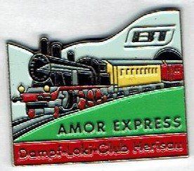 Placchette & Badge: Dampf-Loki-Club Herisau  Amor Express – Usato da Hinterkappelen venduto da Schampus