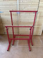 2x Werkstattbock, rot, stabil