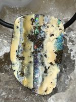Boulderopal - Anhänger gebohrt 3 mm Loch