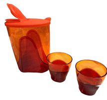 Tupperware Eleganzia Krug & 2 Becher 