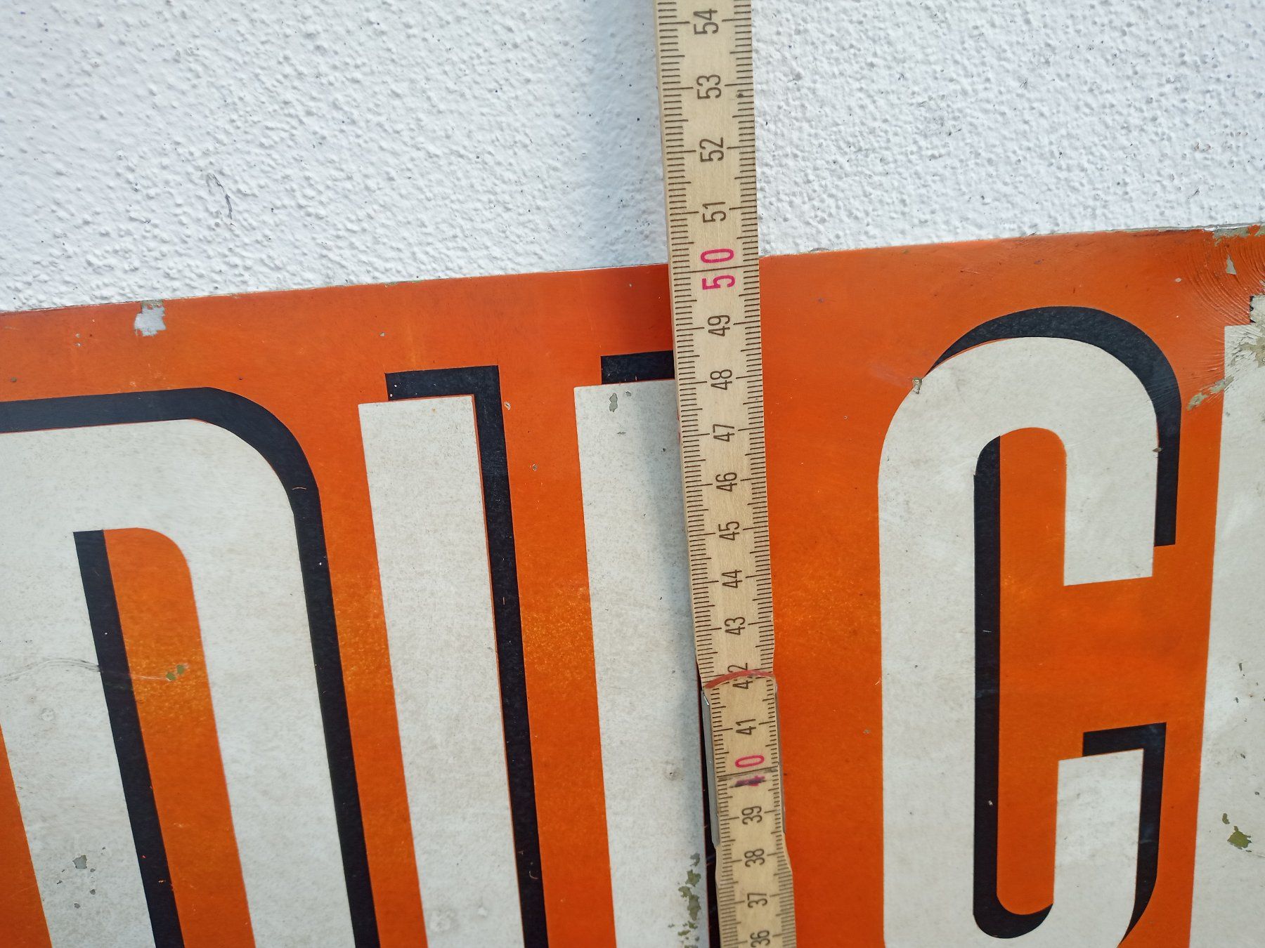 Schilder: Alte Schild Hotel du Cervin Grafidec – Gebraucht aus Prez-vers-Siviriez von Monija70 6