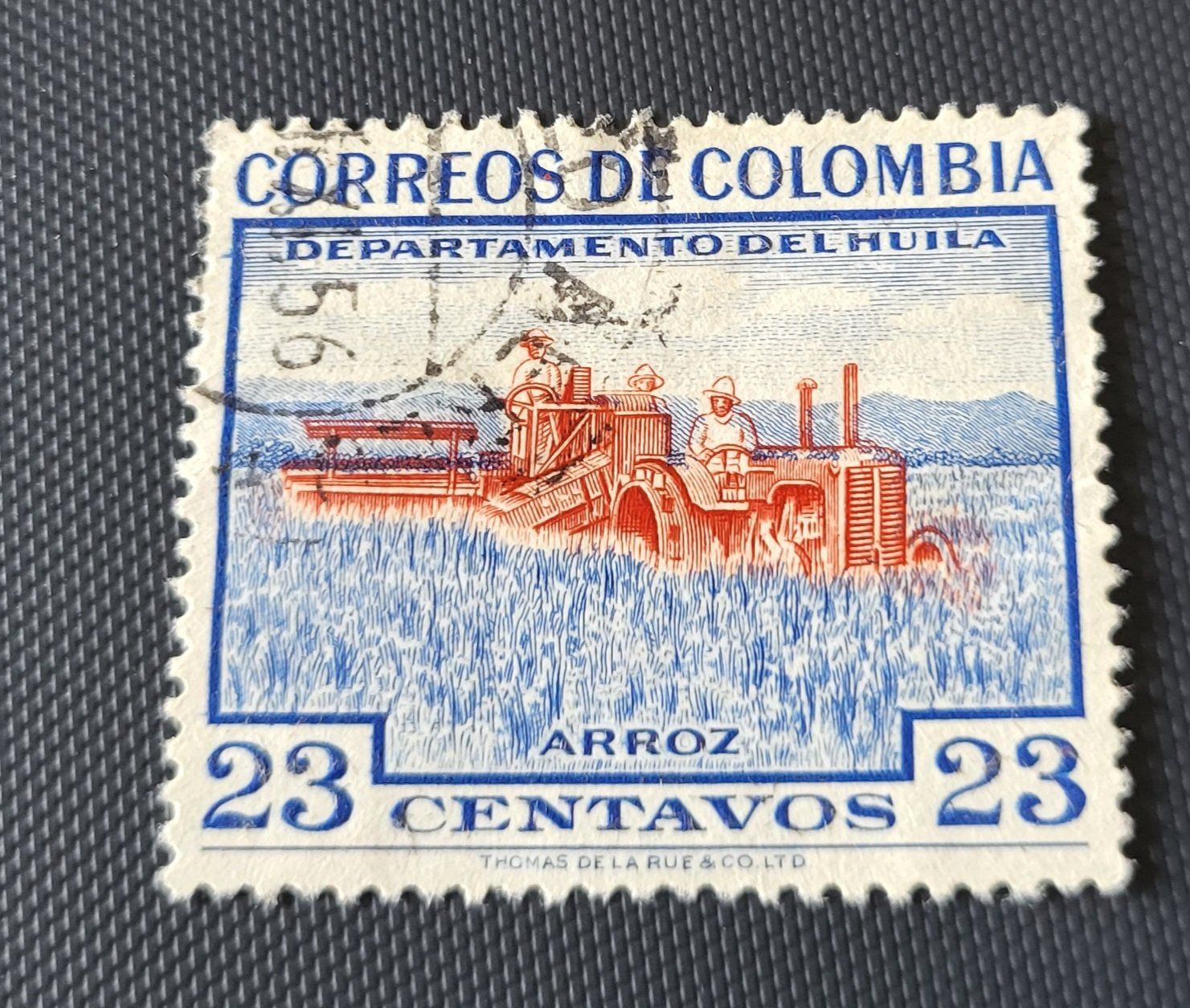 Tutti i francobolli: Kolumbien 1956 alte briefmarke – Usato da St Gallen venduto da Stampsalshobby