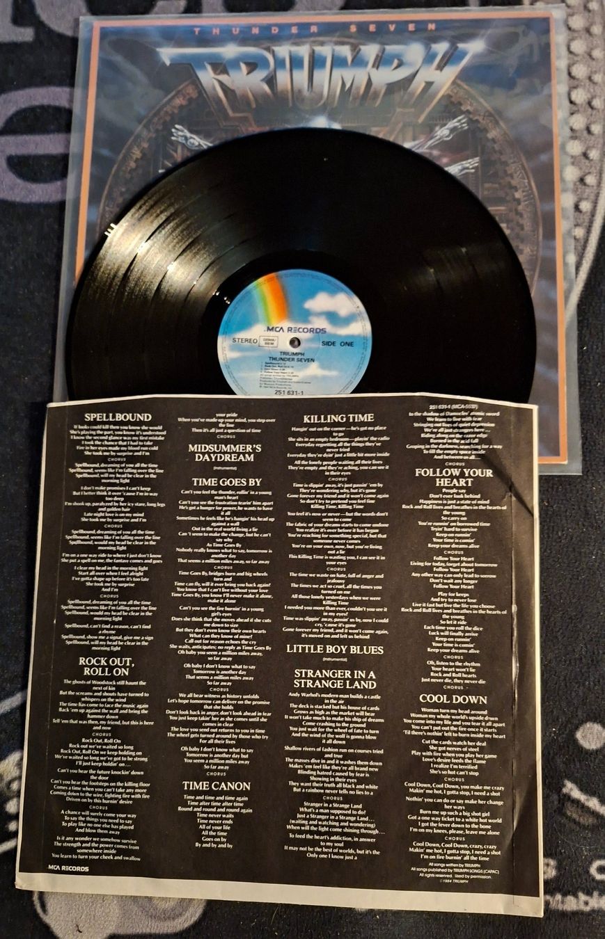 Dischi in vinile: TRIUMPH : THUNDER SEVEN(1984) Hardrock – Usato da NENDELN venduto da Vinylandmote 2