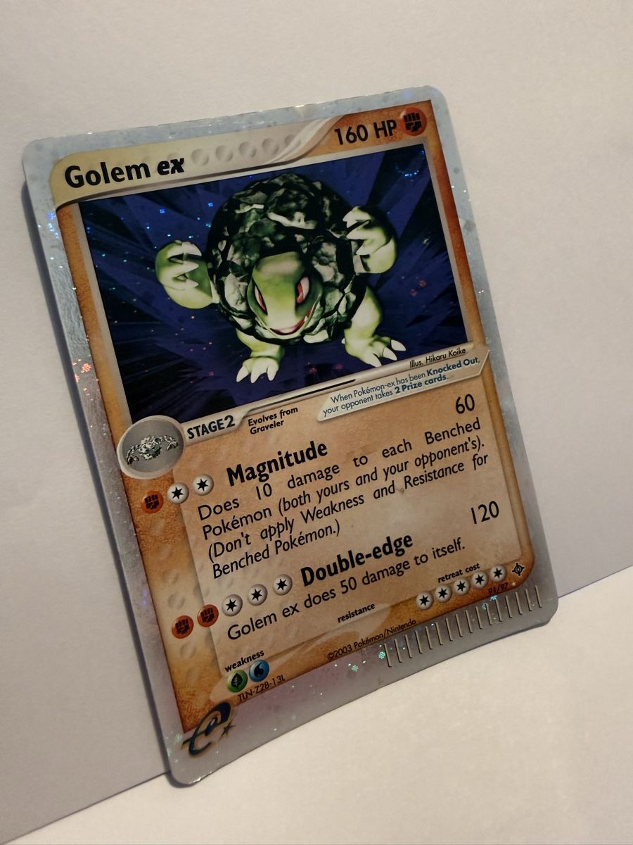 Pokémon Carte collezionabili: Golem ex 91/97 holo ex dragon 2003 – Usato da Lugano venduto da ktm_7jr7 2