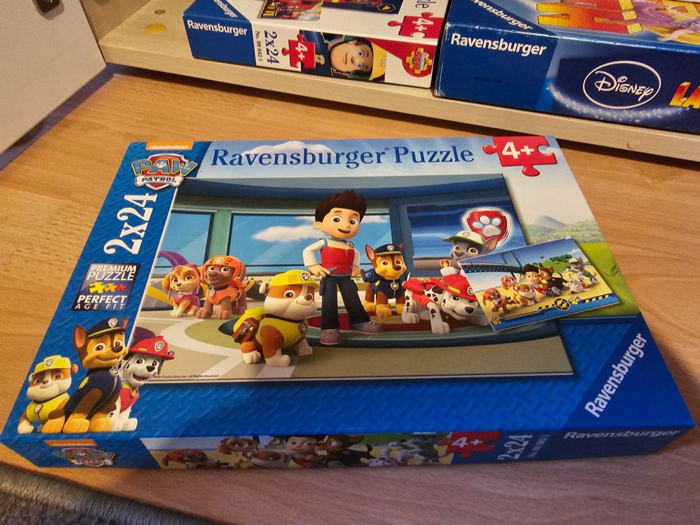 Paw Patrol Puuzle 2×24 Teile (Gebraucht) in Bottenwil für CHF 1 – mit ...