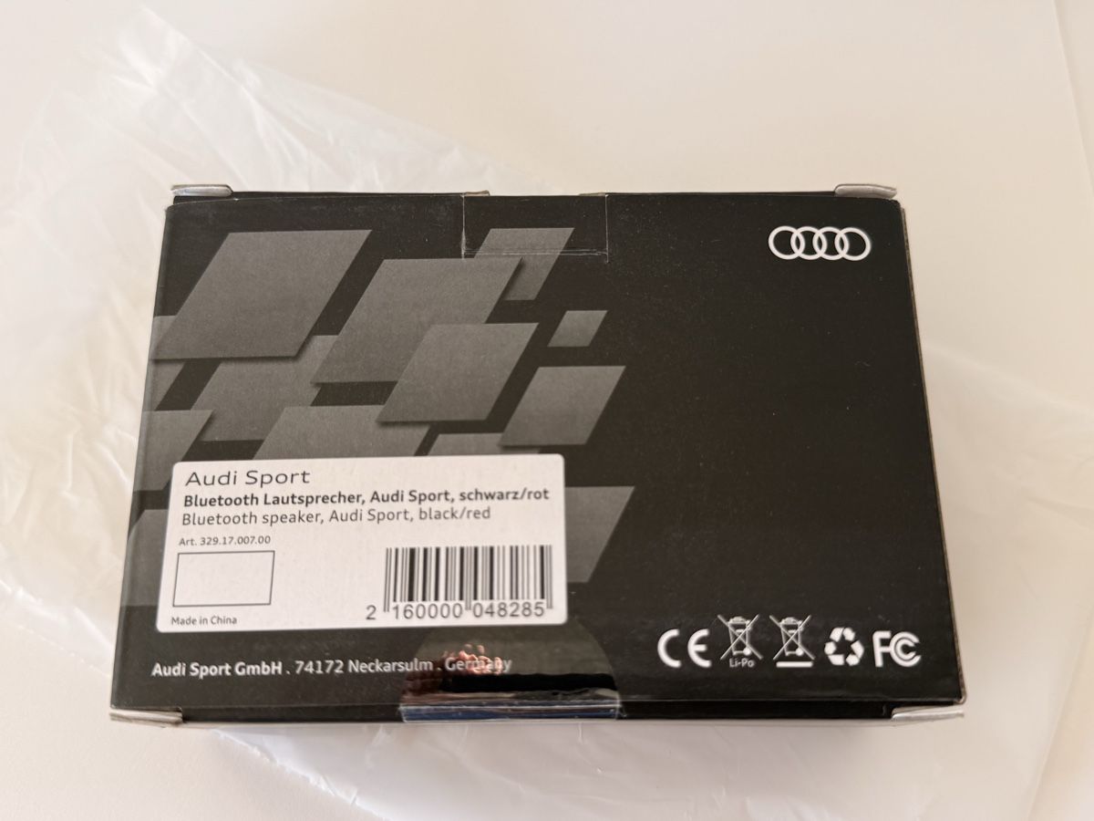 Casse acustiche: Audi Sport Bluetooth Lautsprecher – Nuovo e nell'imballaggio originale da Warth venduto da raphi.buerki 2