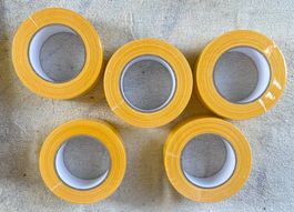 5 X BETONBAND MIT GEWEBE GELB NEU