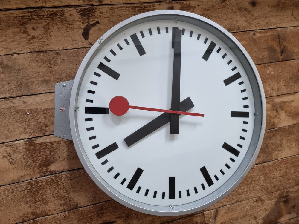 Grosse Bahnhofsuhr 80 Cm