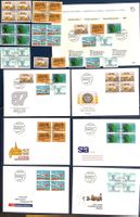 1987 Sondermarken FDC 4er + Viererblock + Einzel + Div.