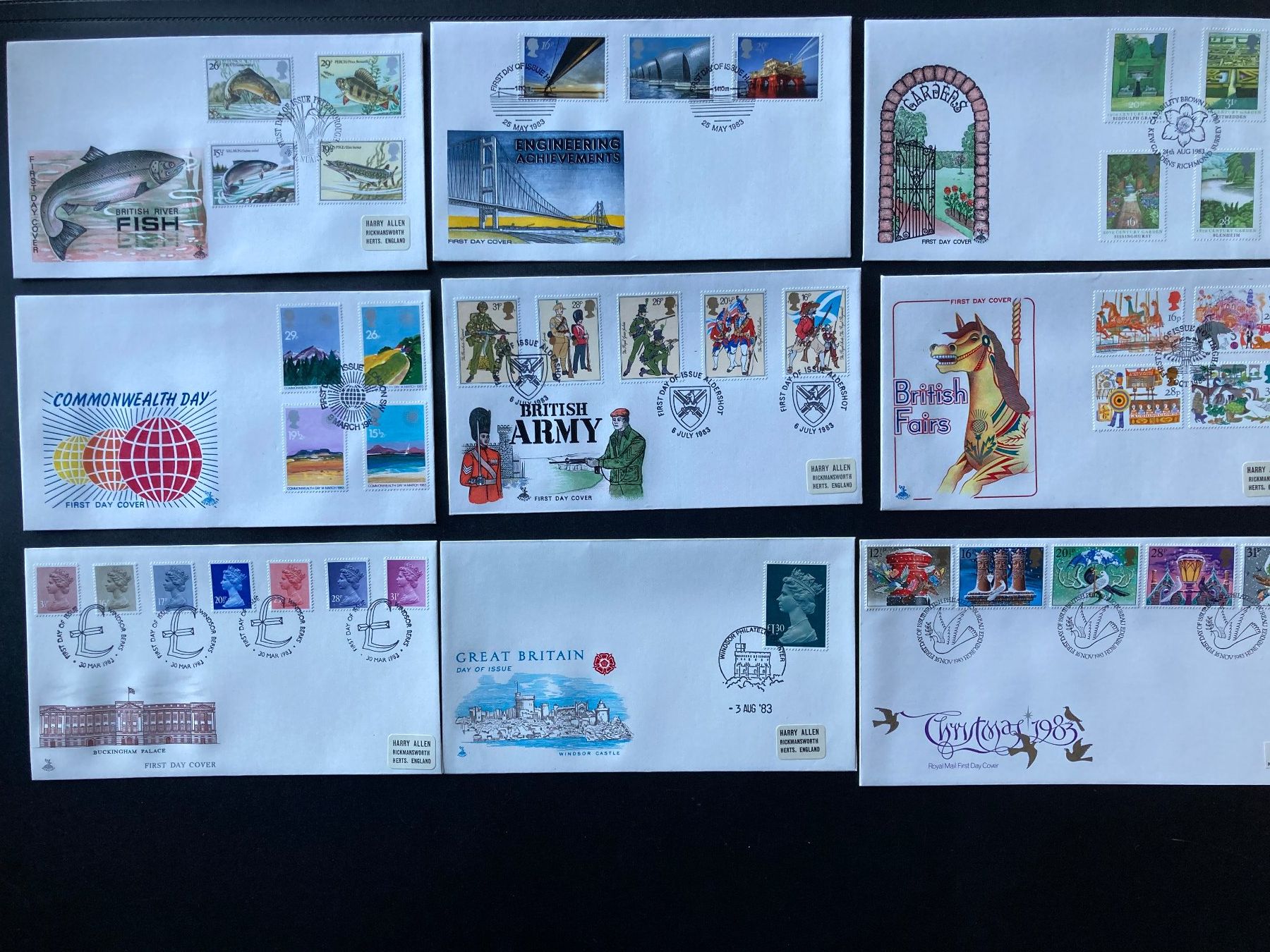 Tutti i francobolli: FDC Serie Grossbritannien 1983 komplett ! – Nuovo (secondo la descrizione) da Niederurnen venduto da Alpineyeti