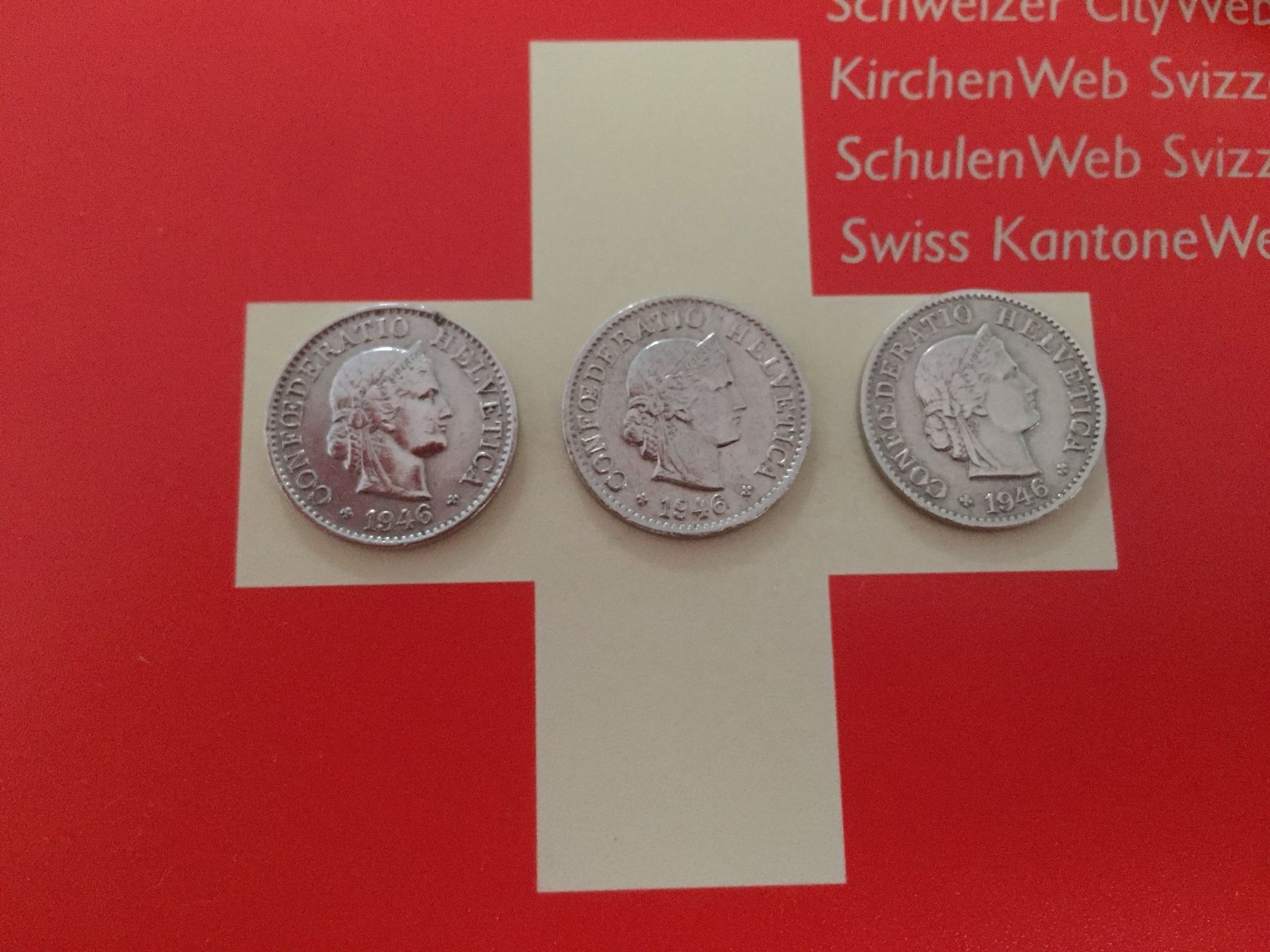 Tutti le monete: 5 Rappen - TRIO 1946 -vz – Usato da Elsau venduto da herbybay 3