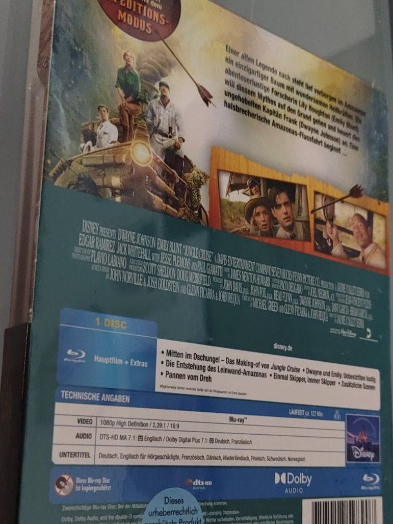 Tutti i DVDs: Jungle Cruise Blu-Ray – Nuovo e nell'imballaggio originale da Dottikon venduto da Oldyfreak 1